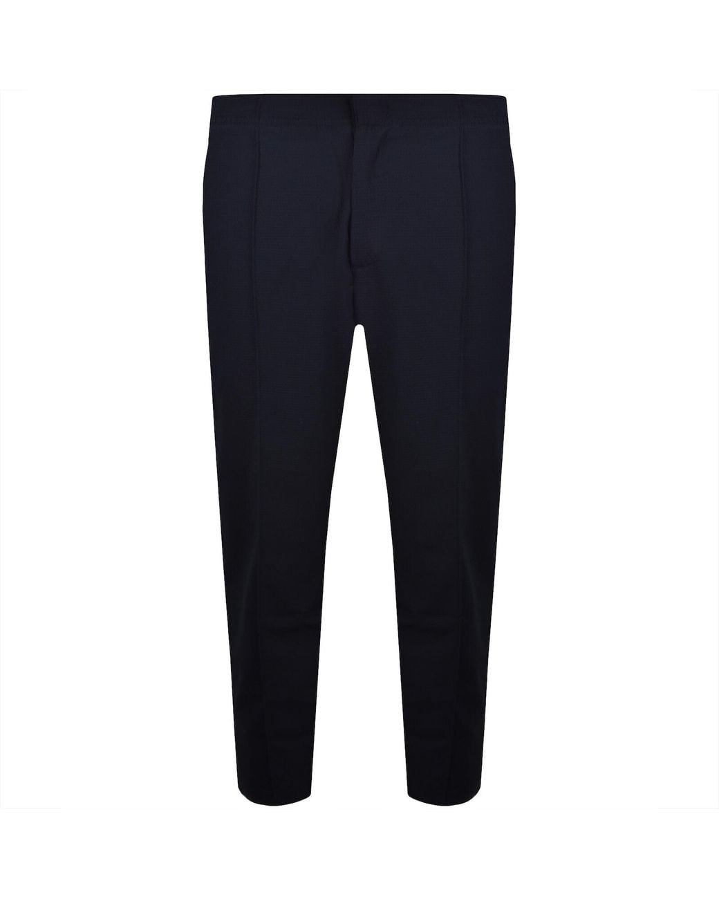 Calvin Klein Blue Seersucker Trousers Sapphire for men