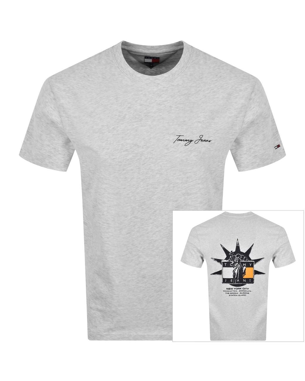 Tommy Hilfiger Gray Dna T Shirt for men