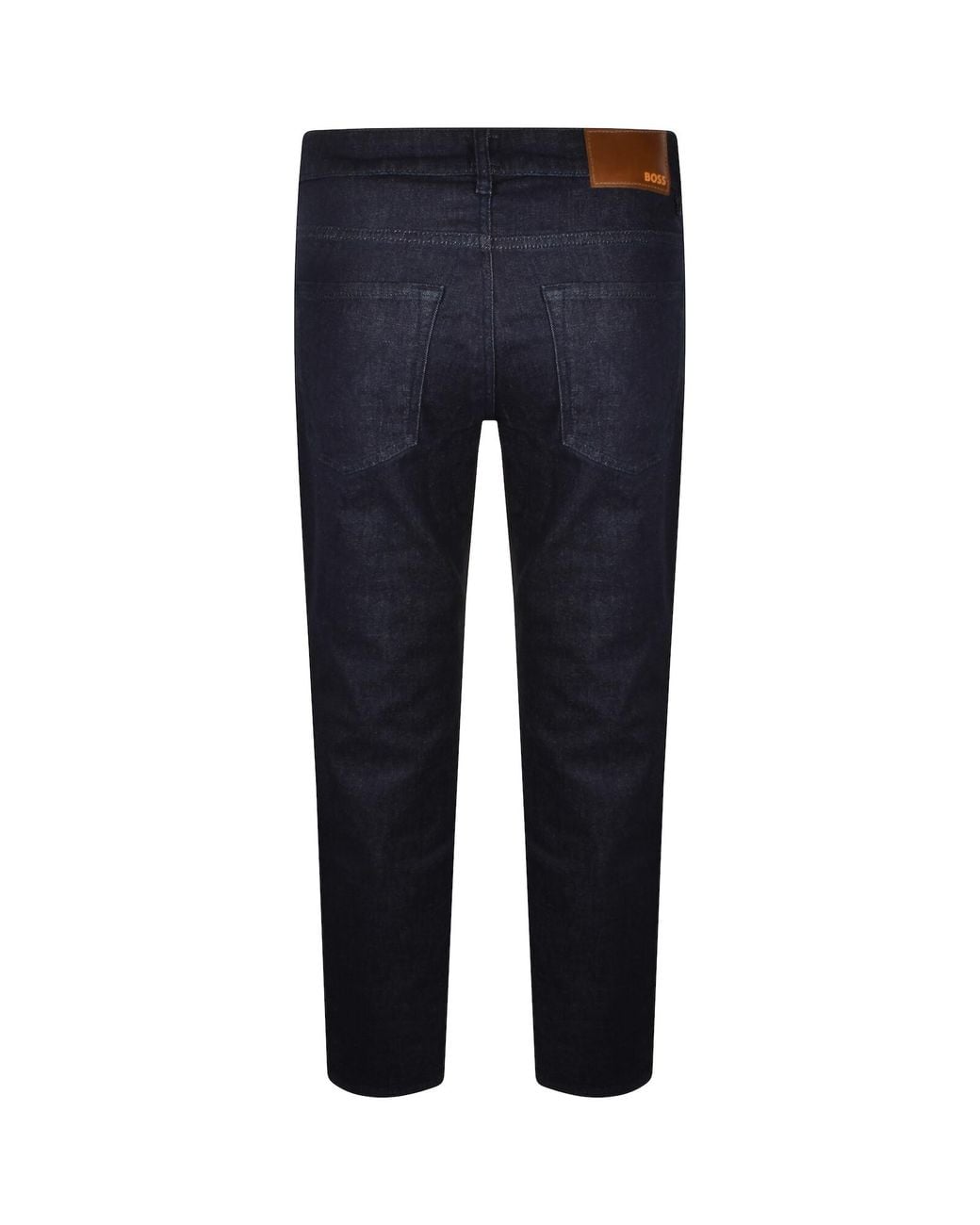 Boss Blue Boss Maine Regular Fit Dark Wash Jeans for men