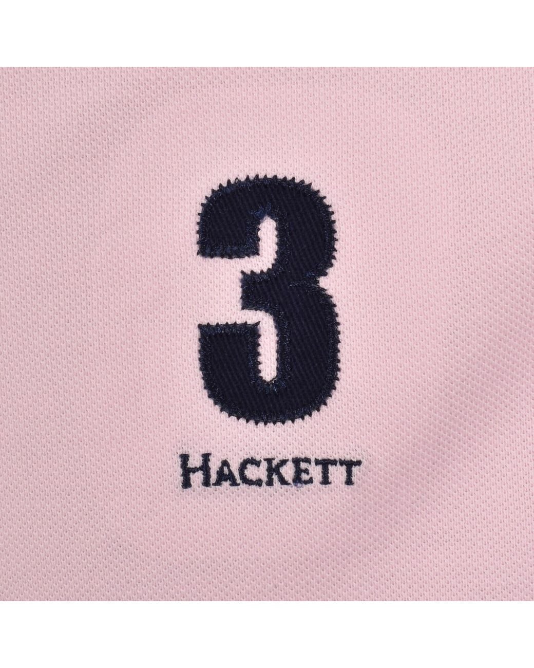 Hackett Pink Heritage Polo T Shirt for men