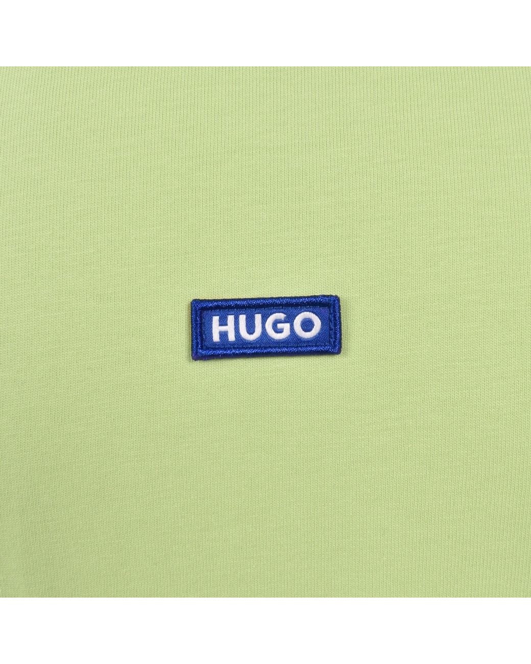 HUGO Green Nieros Logo T Shirt Bright for men