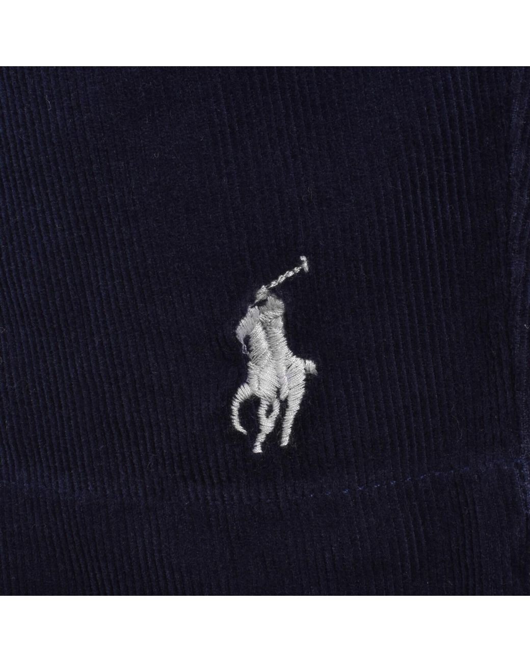 Ralph Lauren Blue Corduroy Shorts Newport for men