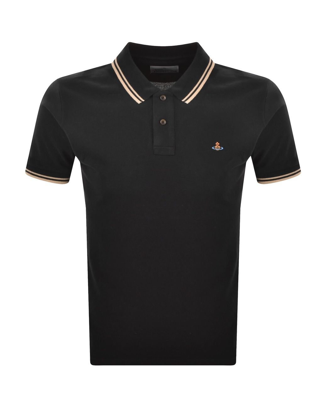 Vivienne Westwood Black Classic Polo for men