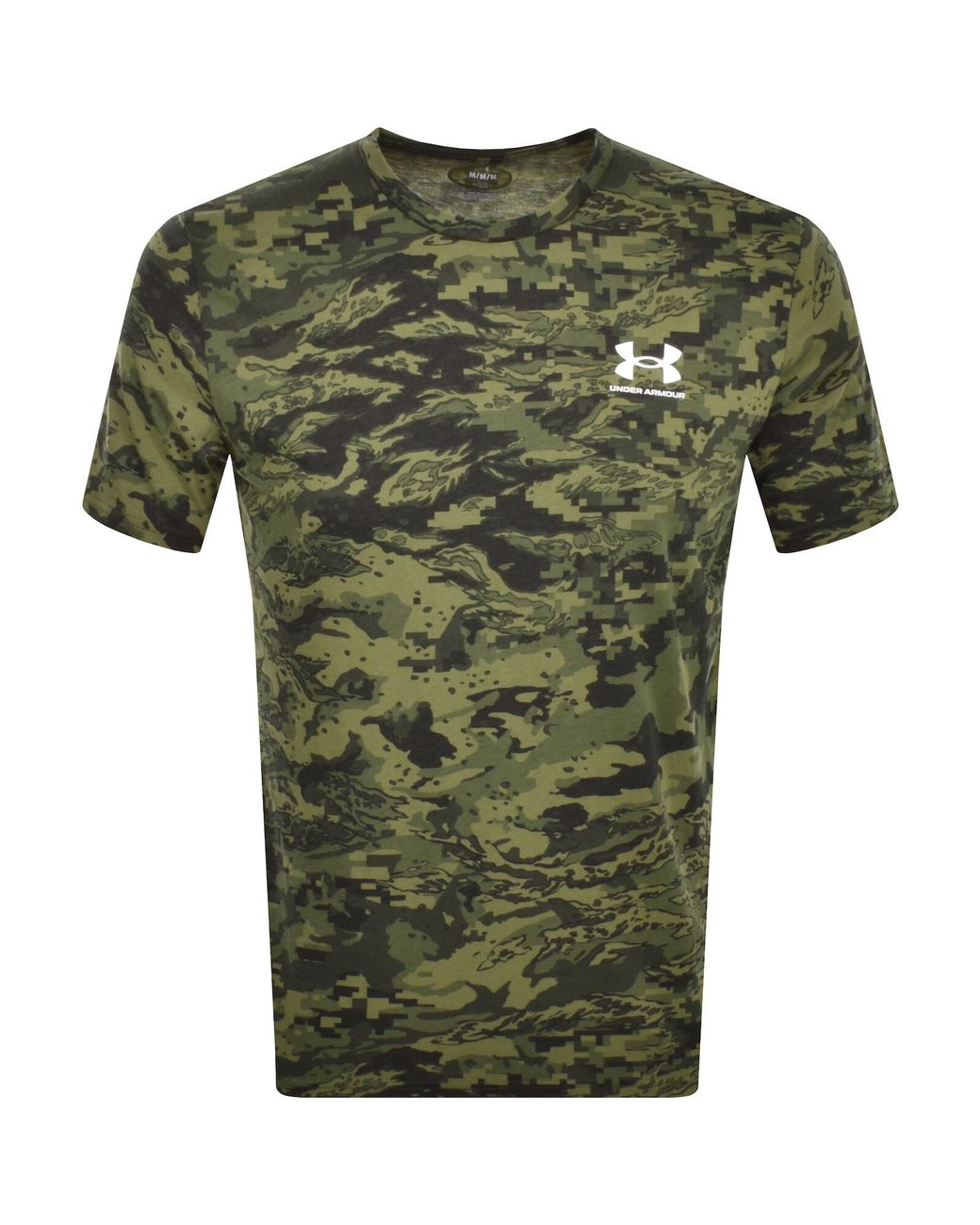 Under Armour Green Camo Short Sleeve T Shirt for men