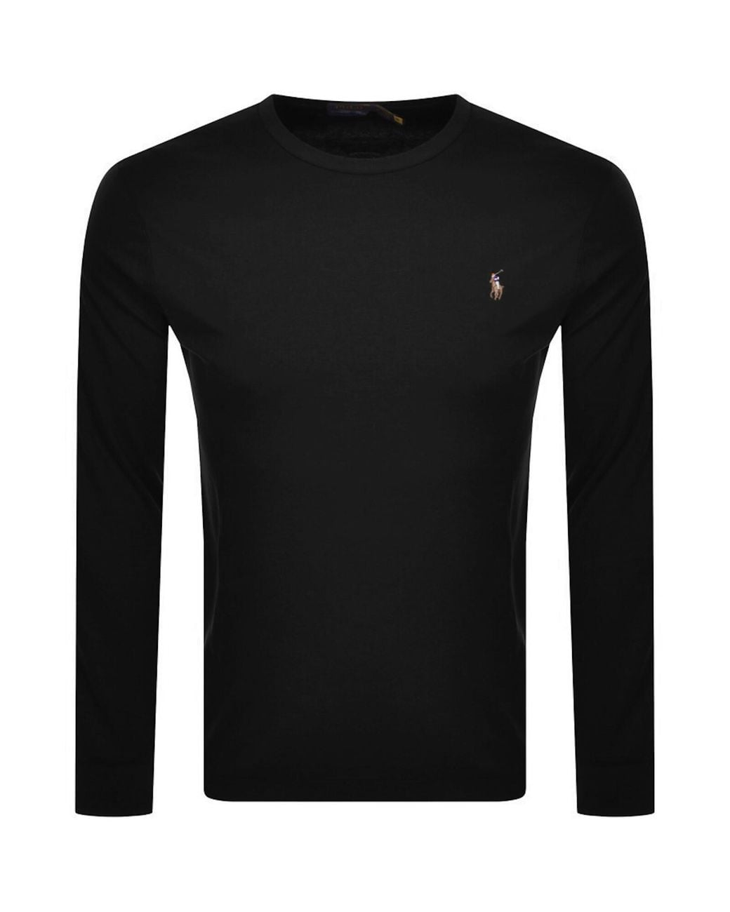 Ralph Lauren Black Long Sleeved T Shirt for men