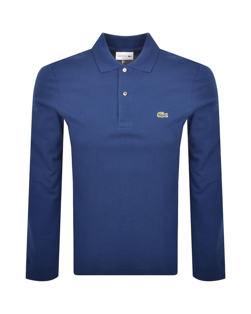 Lacoste Blue Long Sleeved Polo T Shirt for men