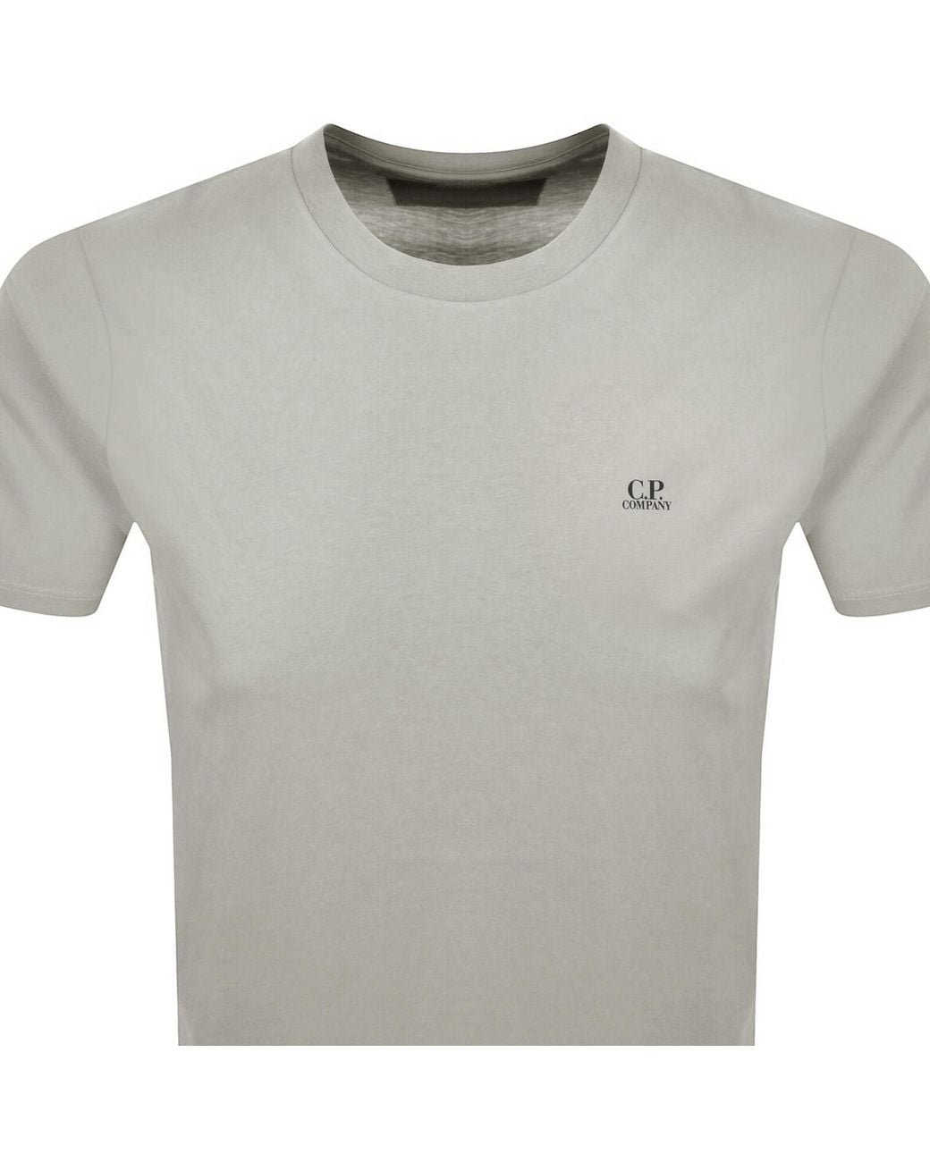 C P Company Gray Cp Company Goggle T Shirt Flint for men
