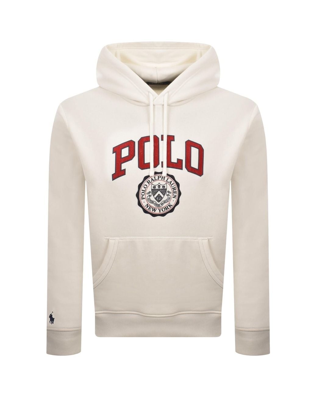 Ralph Lauren Gray Pullover Hoodie Off for men