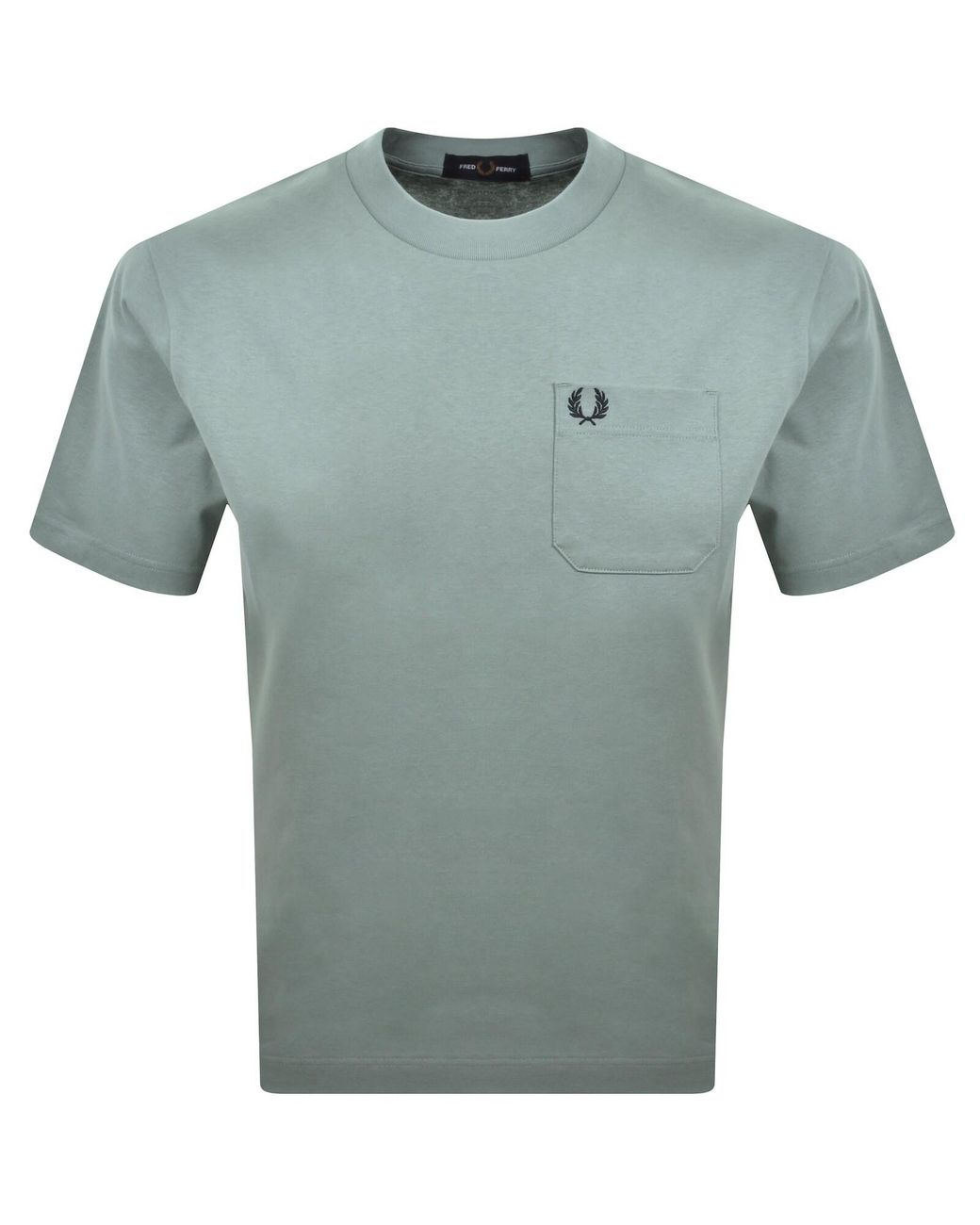Fred Perry Green Relaxed T Shirt for men