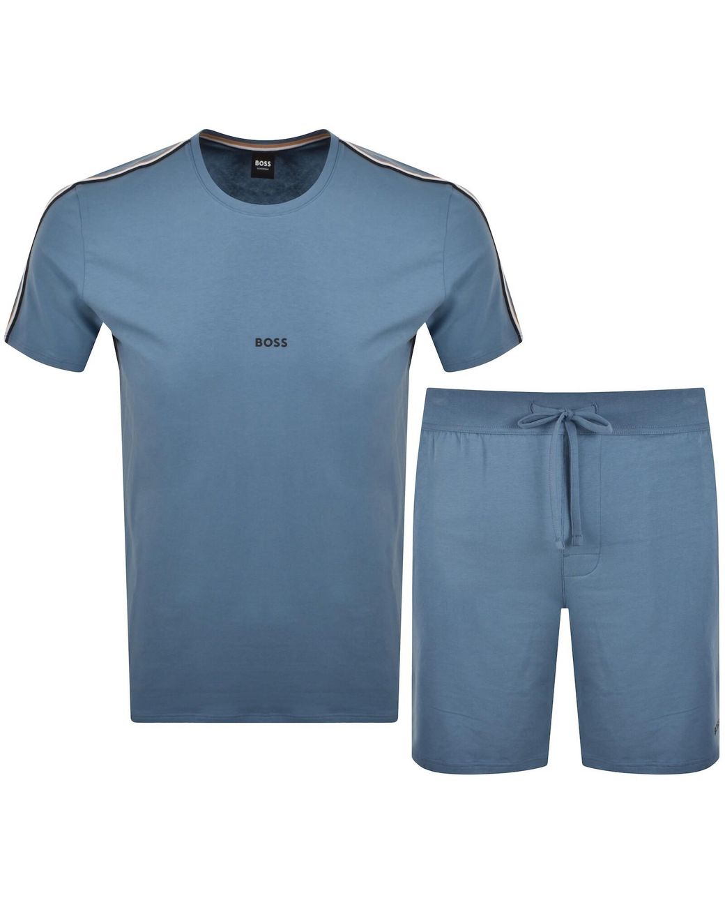 BOSS BUSINESS Blue Boss Unique Short Set for men
