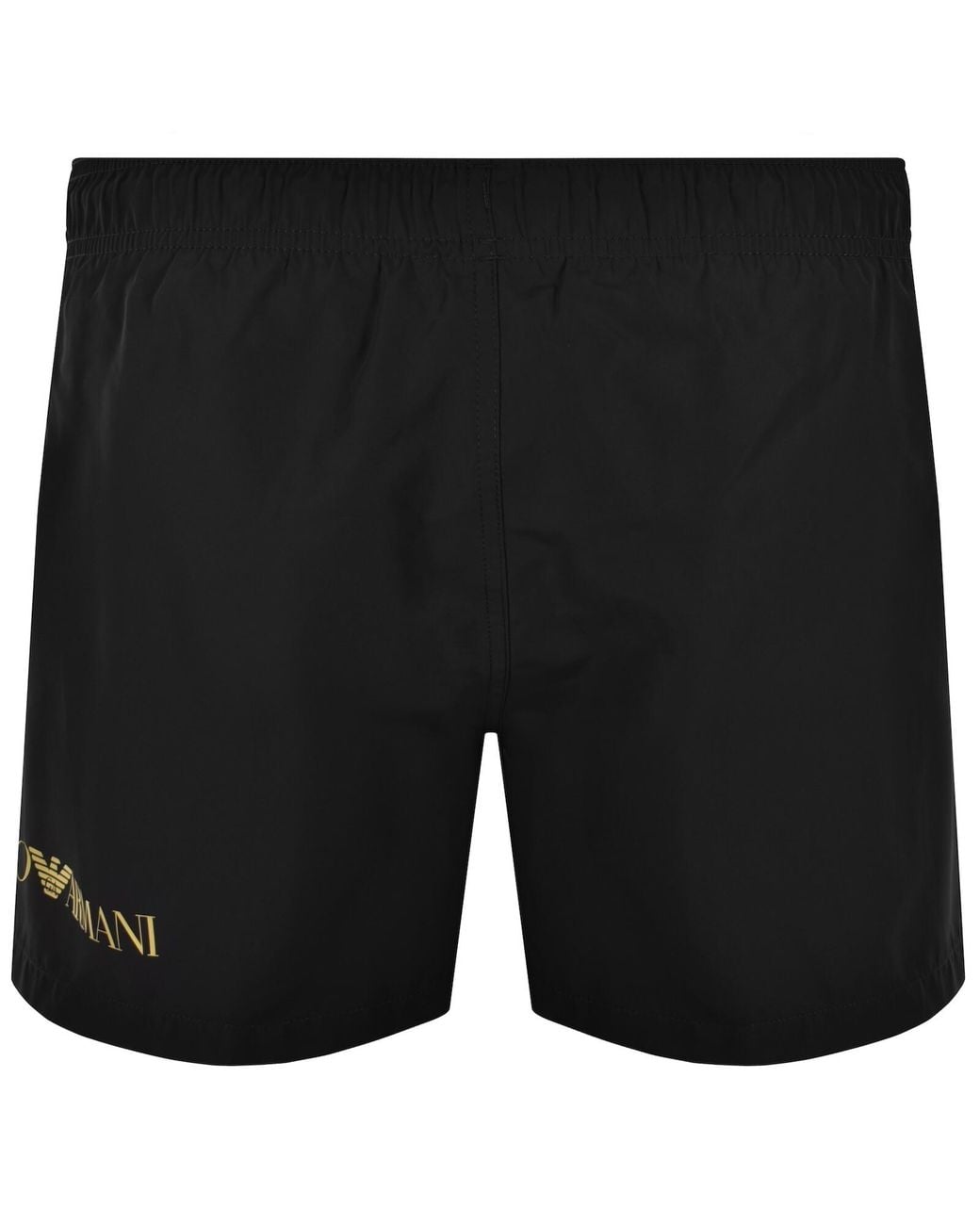 EA7 Black Emporio Armani Logo Swim Shorts for men