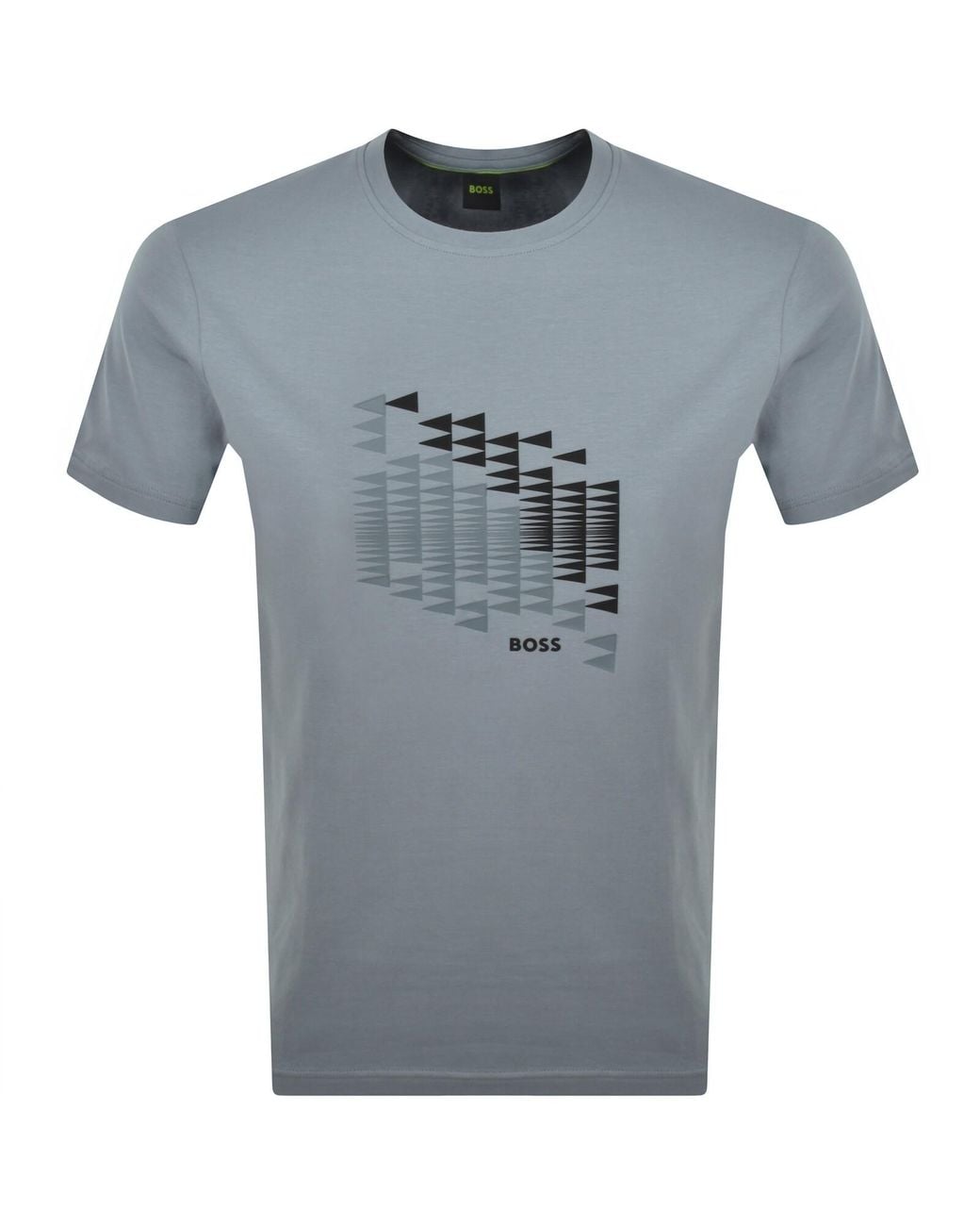 Boss Blue Boss Network Flag T Shirt Dark for men