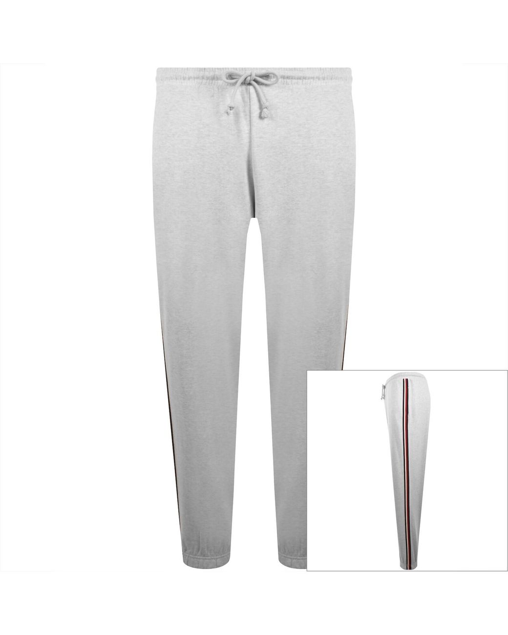 Tommy Hilfiger Gray Global Stripe Joggers for men