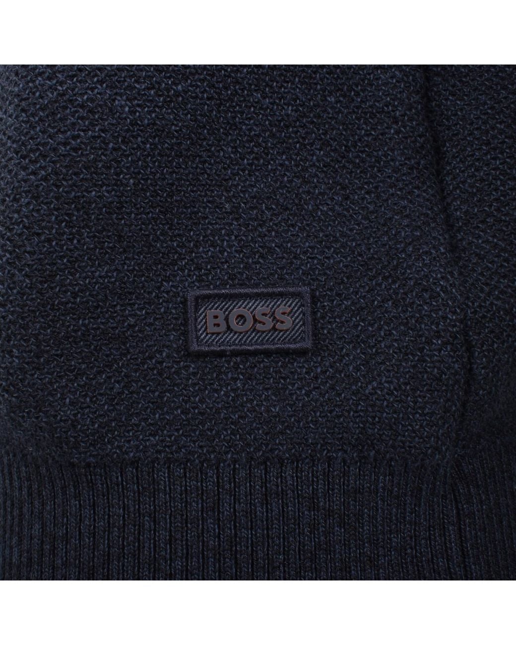 Boss Blue Boss Kencel Knit T Shirt Dark for men