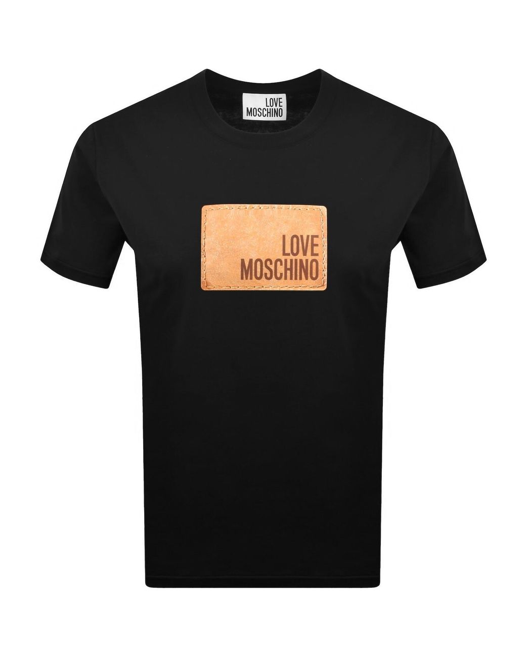 Moschino Black Graphic T Shirt for men