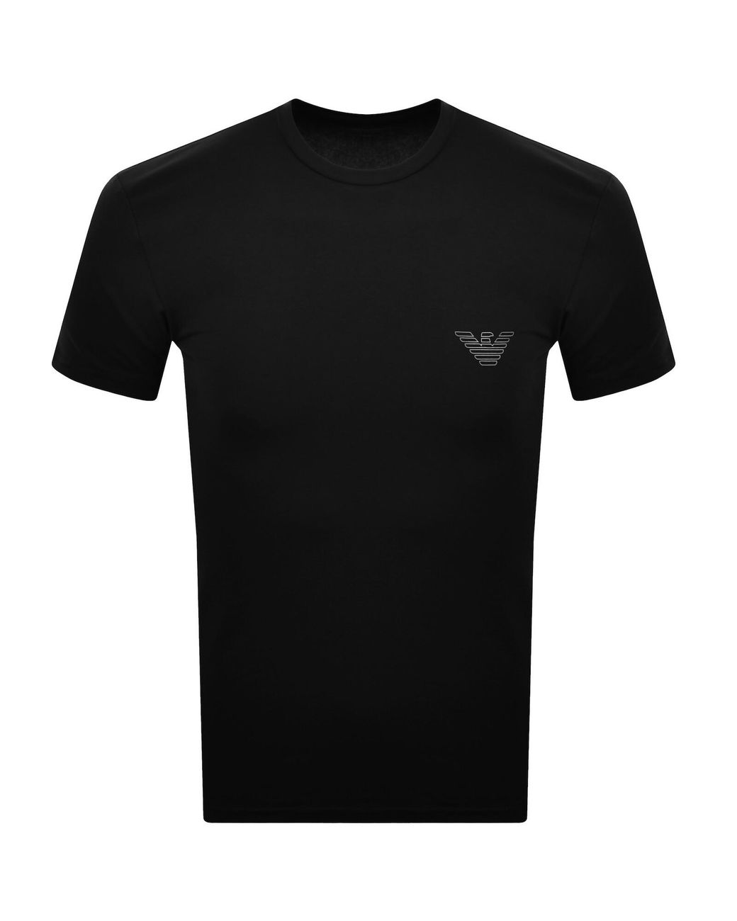 Armani Black Emporio Crew Neck T Shirt for men