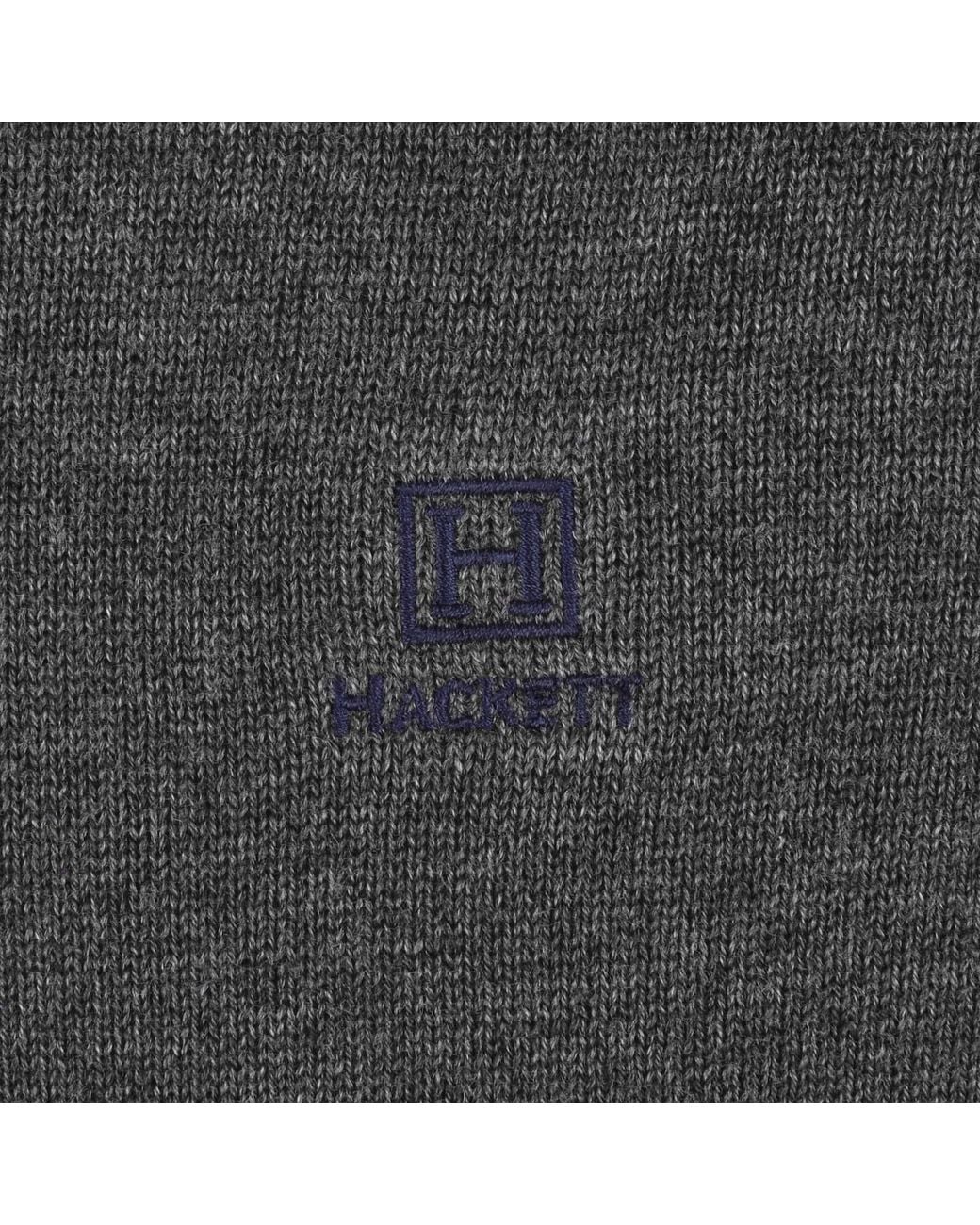 Hackett Gray Heritage Logo Sweatshirt for men