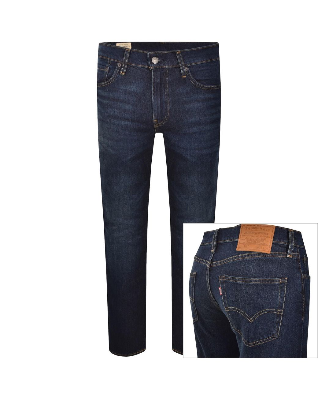 Levi's Blue 511 Slim Fit Jeans Free As A Bird for men
