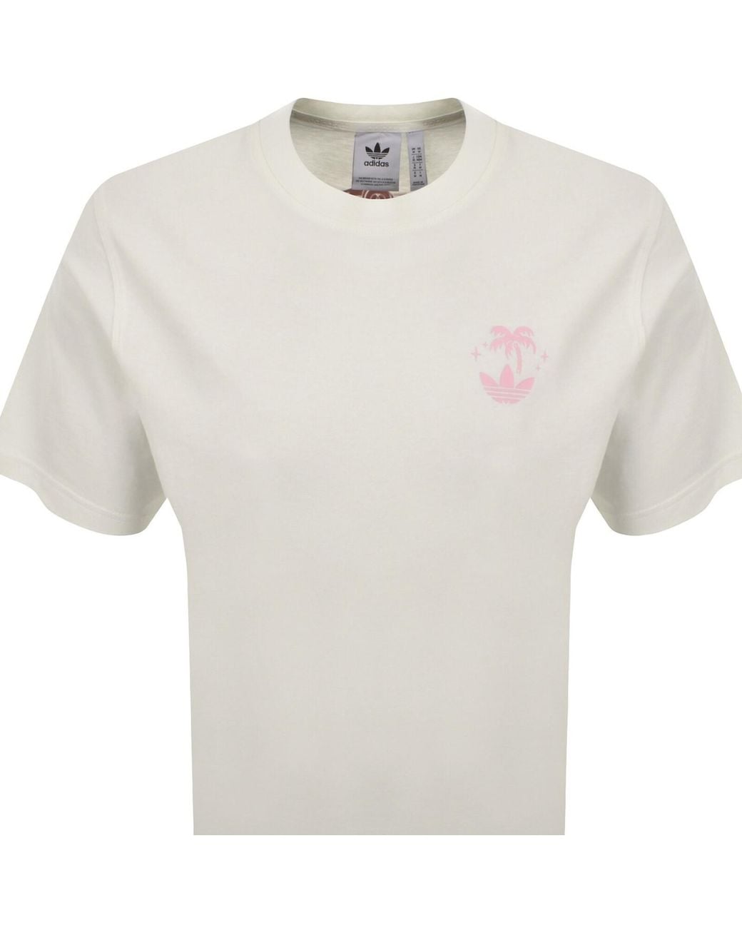 Adidas Originals White Retro Keychain T Shirt Off for men