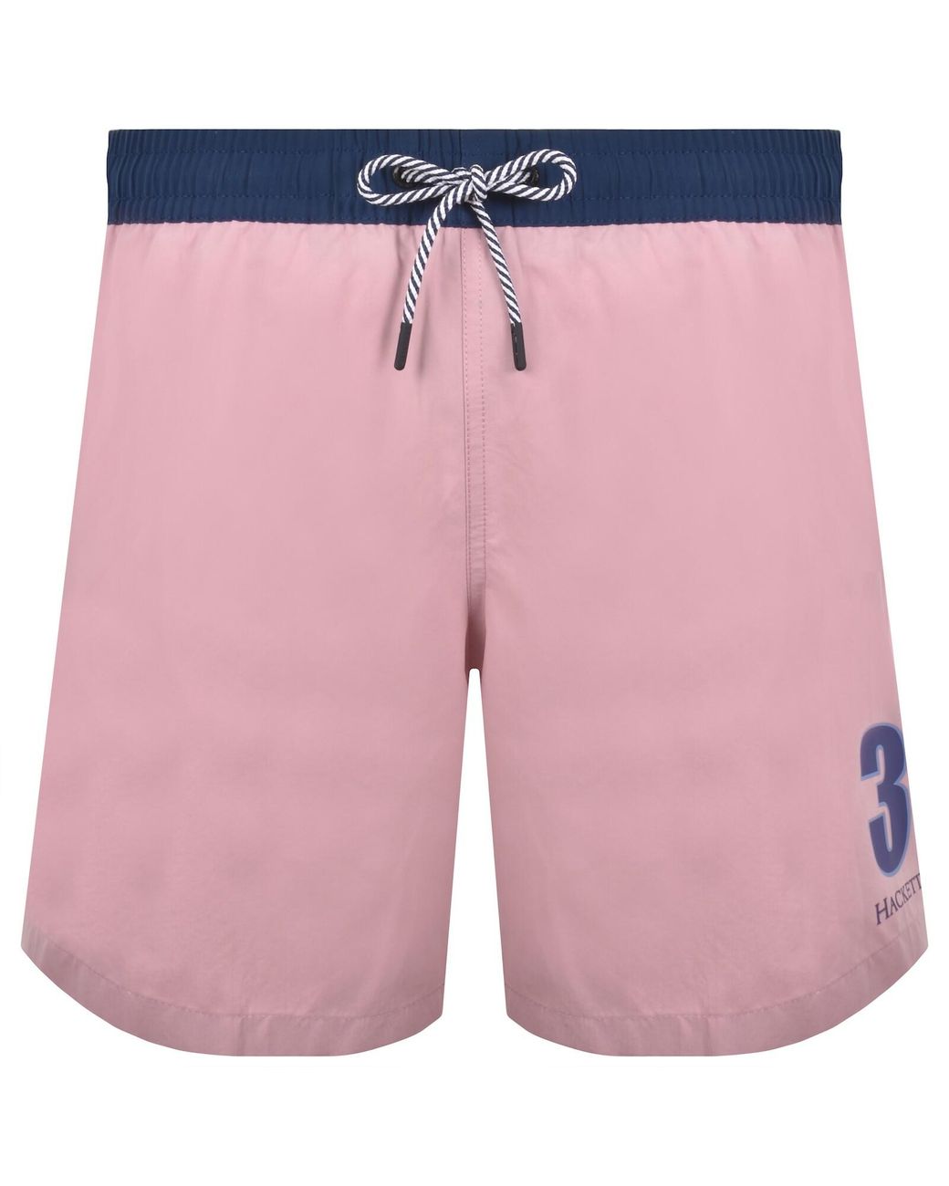 Hackett Pink Number Swim Shorts for men