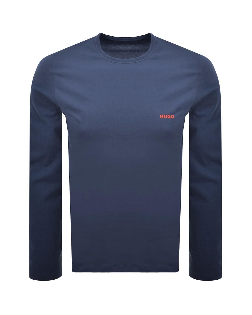 HUGO Blue 3 Pack Long Sleeve T Shirts for men