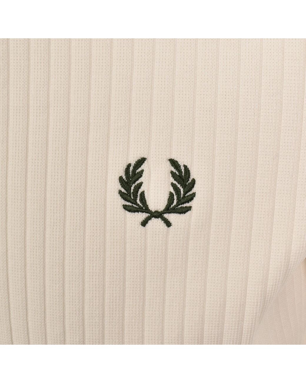 Fred Perry Natural Drop Needle Jersey Polo T Shirt for men