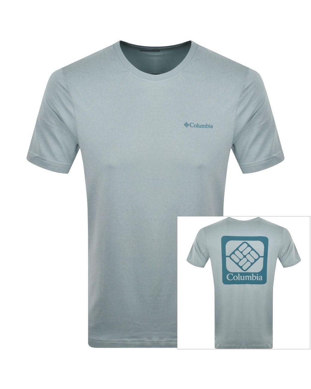 Columbia Blue Parsons Point T Shirt for men