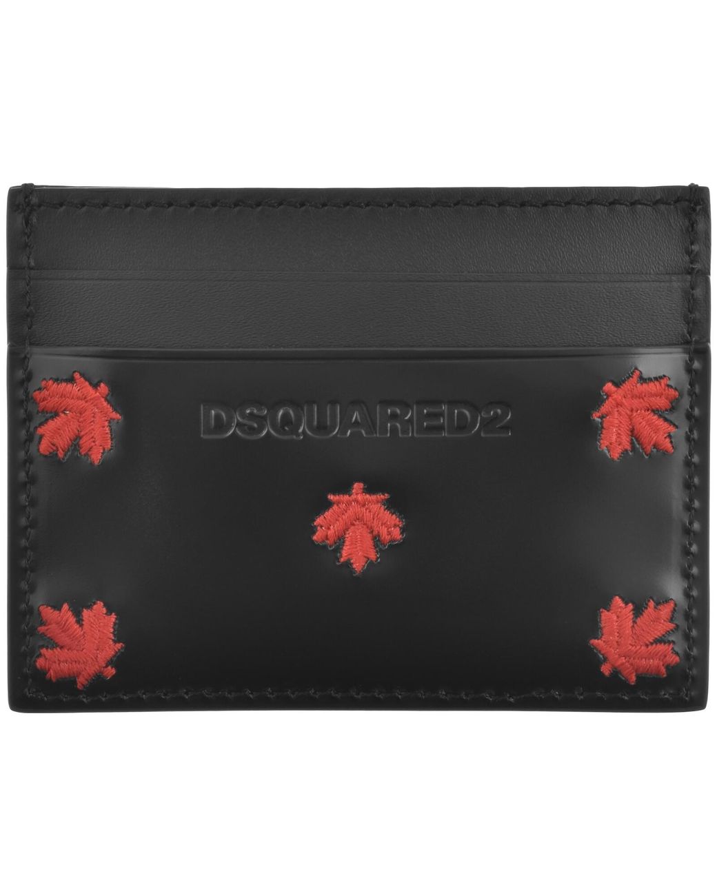 DSquared² Black Maple Credit Card Holder for men