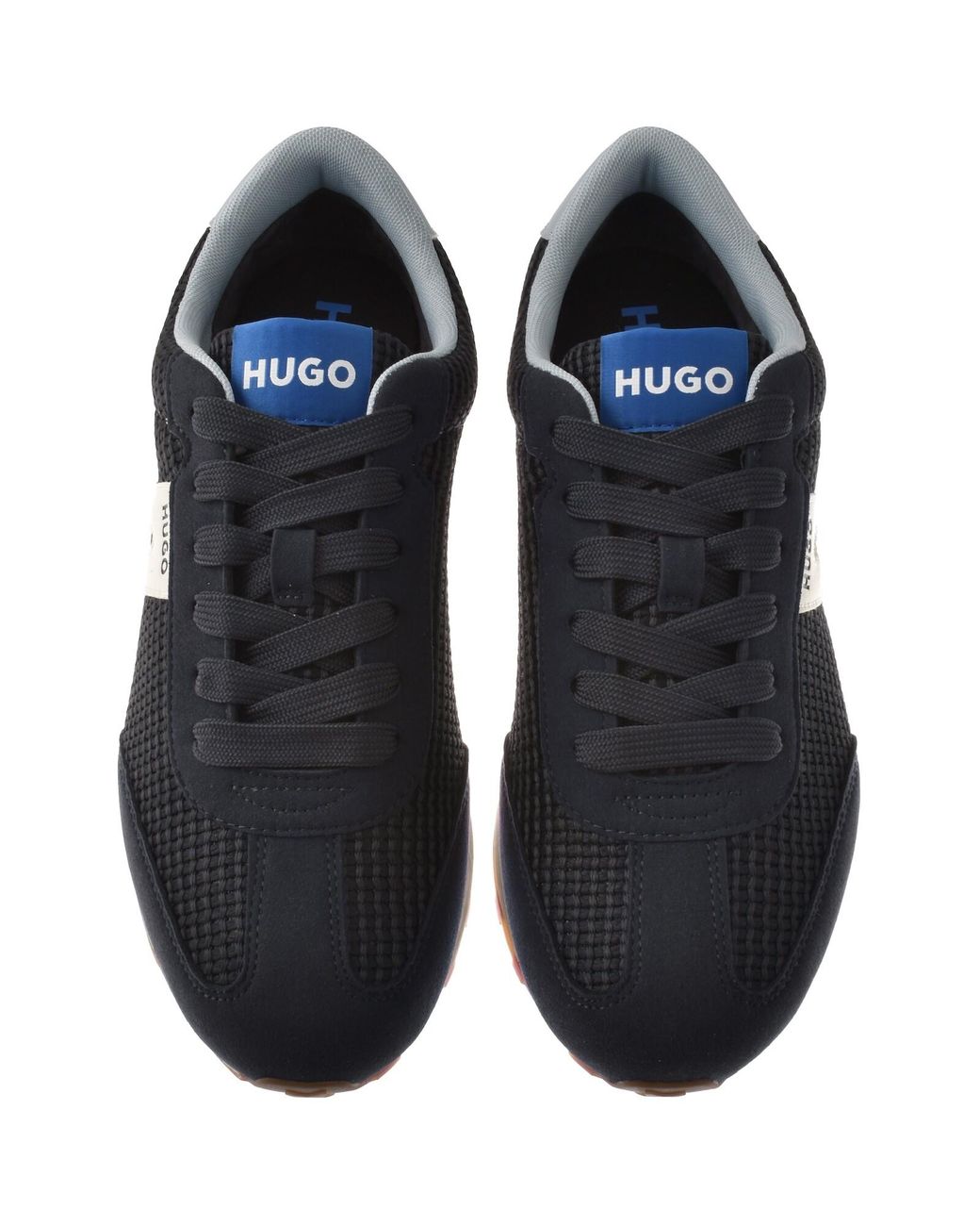 HUGO Blue Jared Running Trainers Dark for men