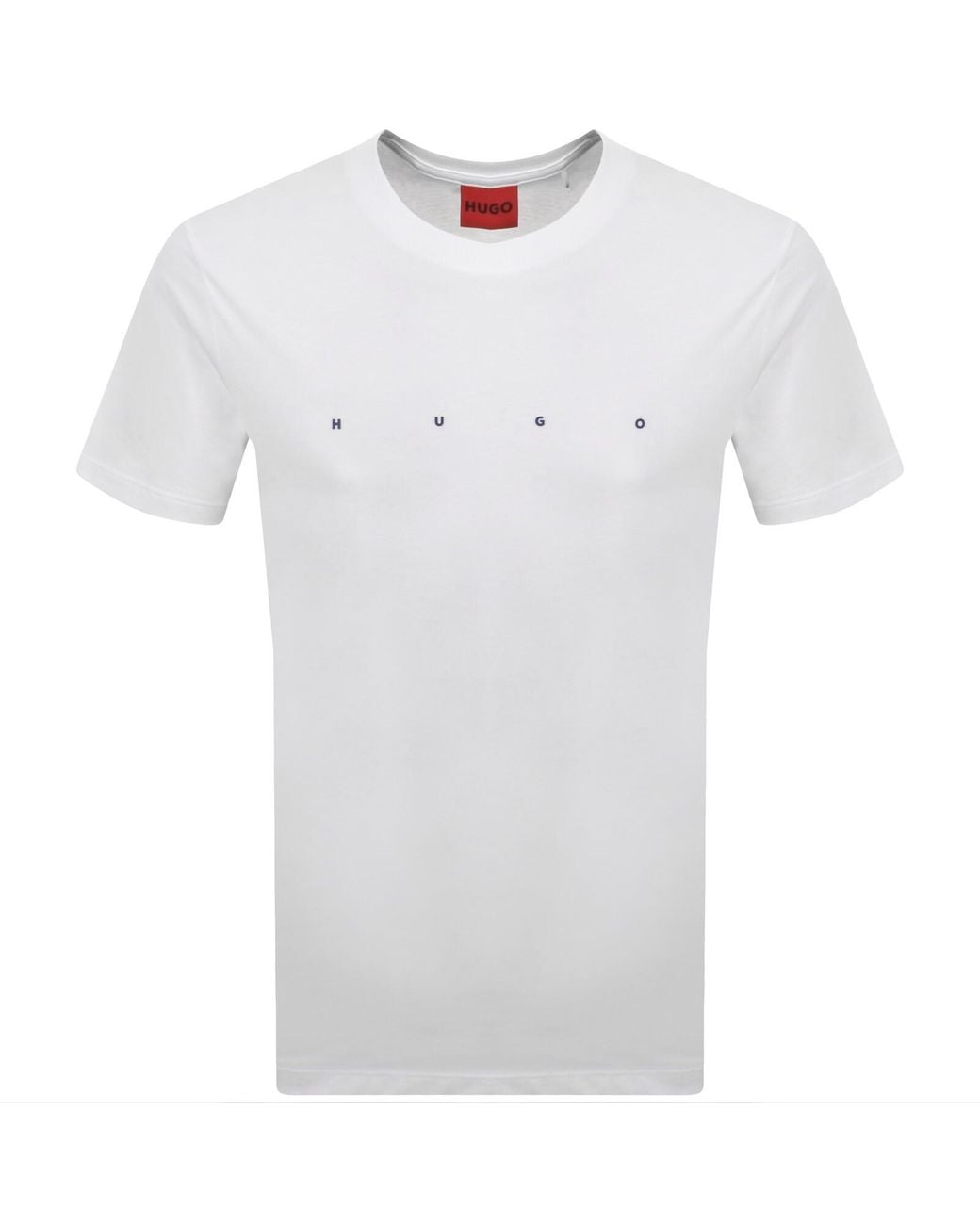 HUGO White Dorosi T Shirt for men