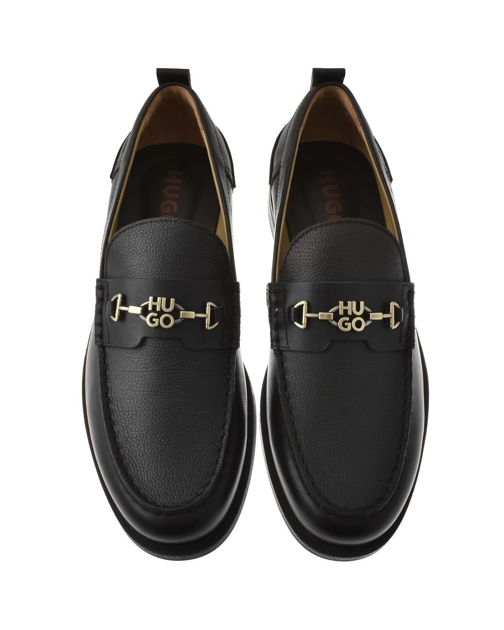 HUGO Black Varian Loafers for men