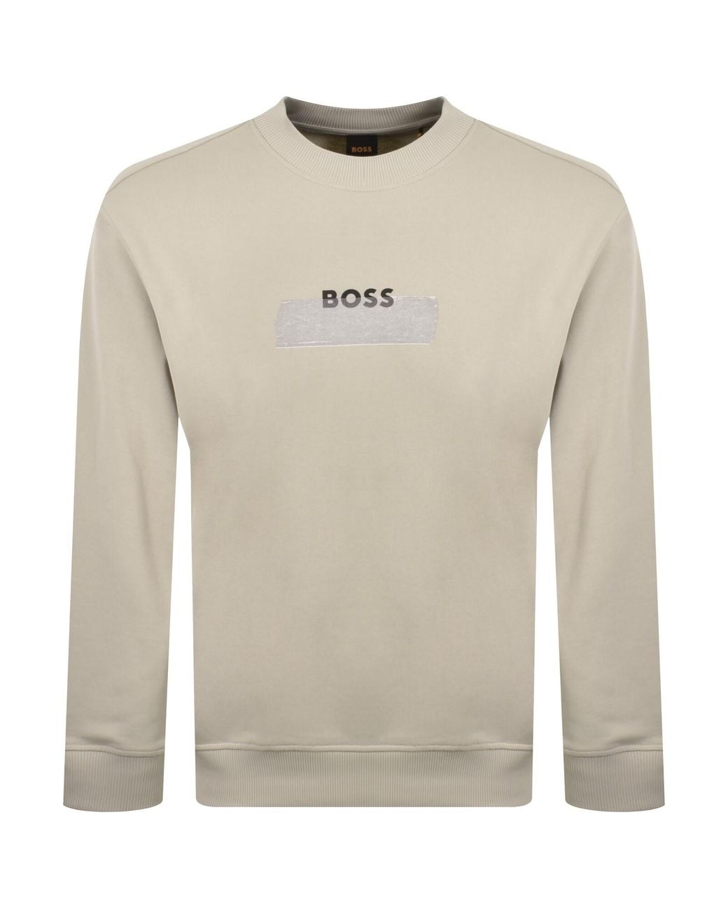 Boss Natural Boss We Logotape Sweatshirt for men