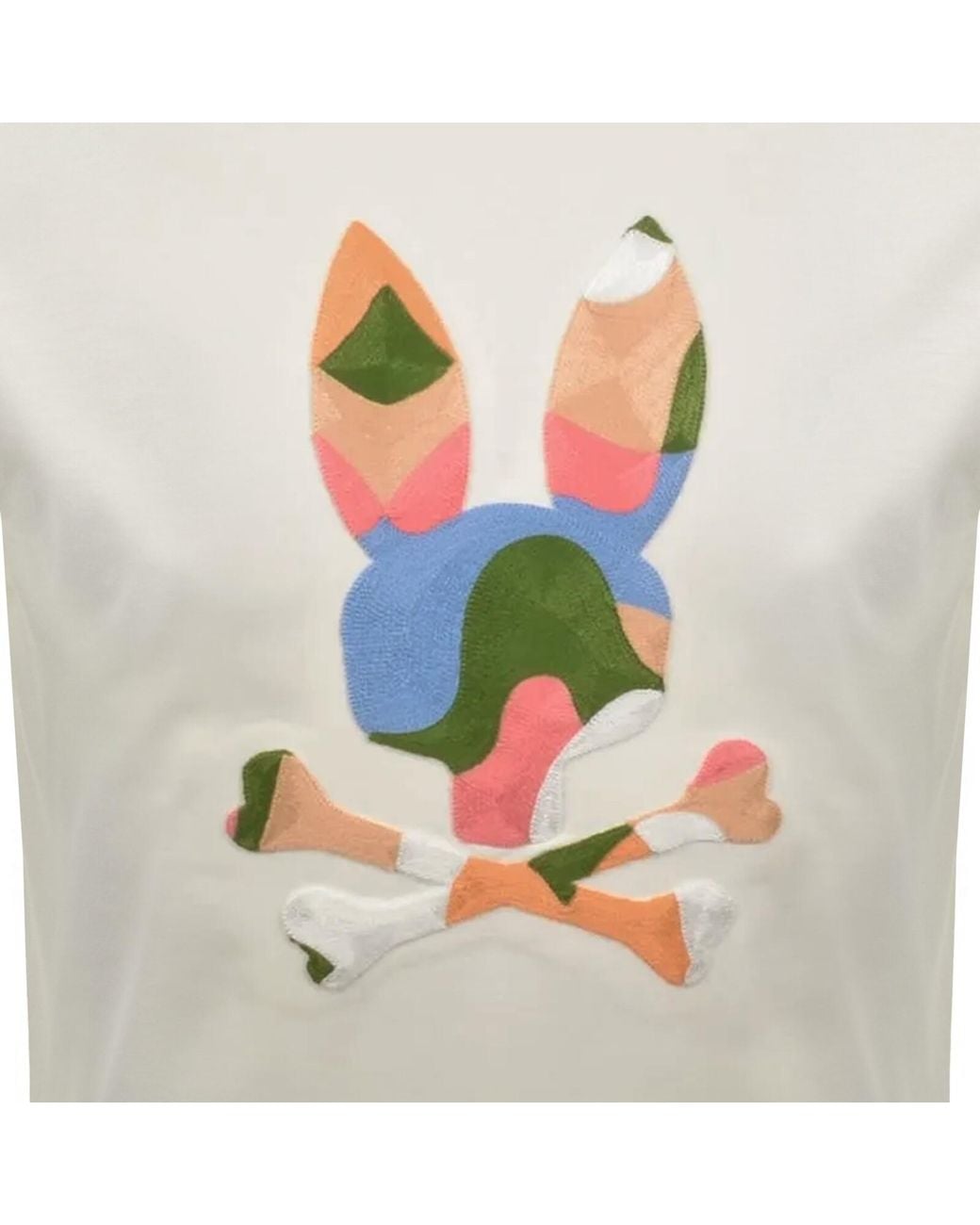 Psycho Bunny Natural Ara Graphic T Shirt for men