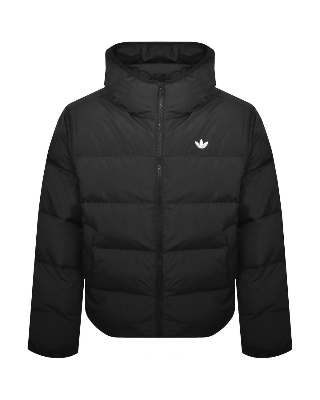 Adidas Originals Black Hooded Regen Padded Jacket for men