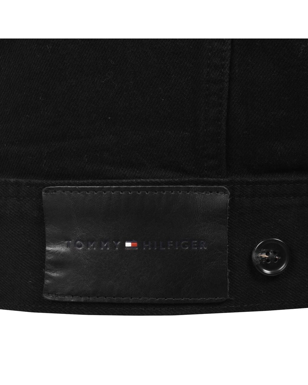 Tommy Hilfiger Black Denim Rider Jacket for men