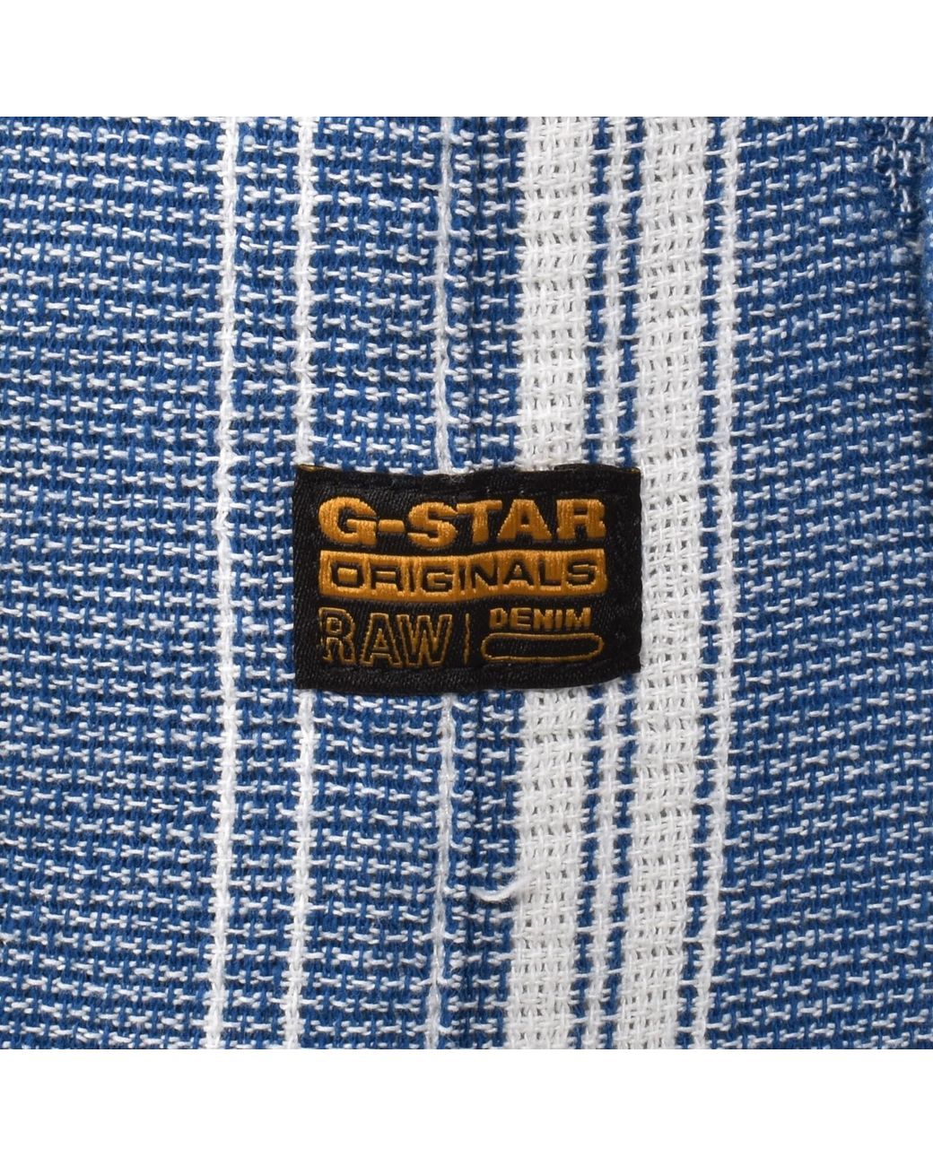 G-Star Blue G-Star Regular Short Sleeved Shirt for men