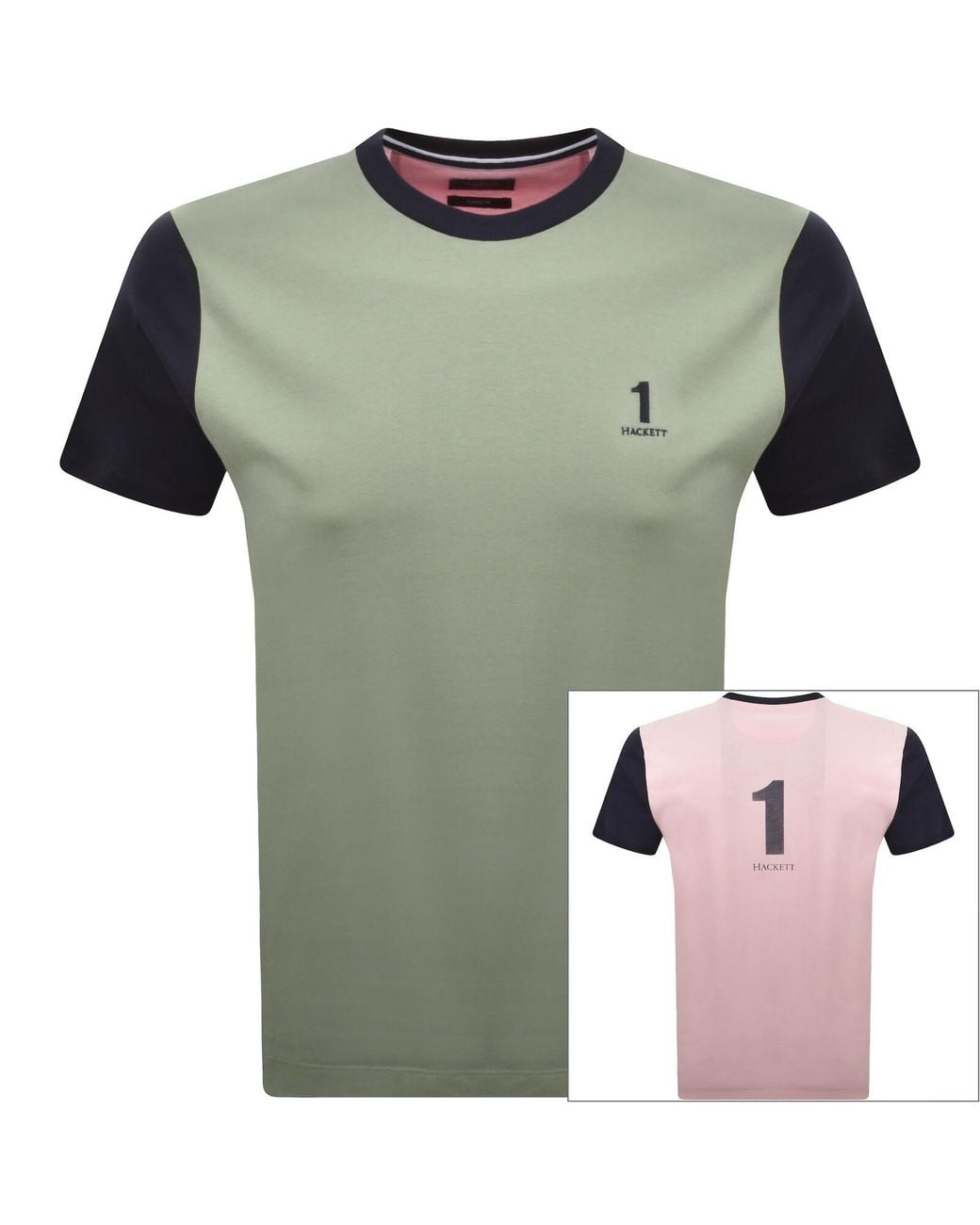 Hackett Green Heritage Number T Shirt for men