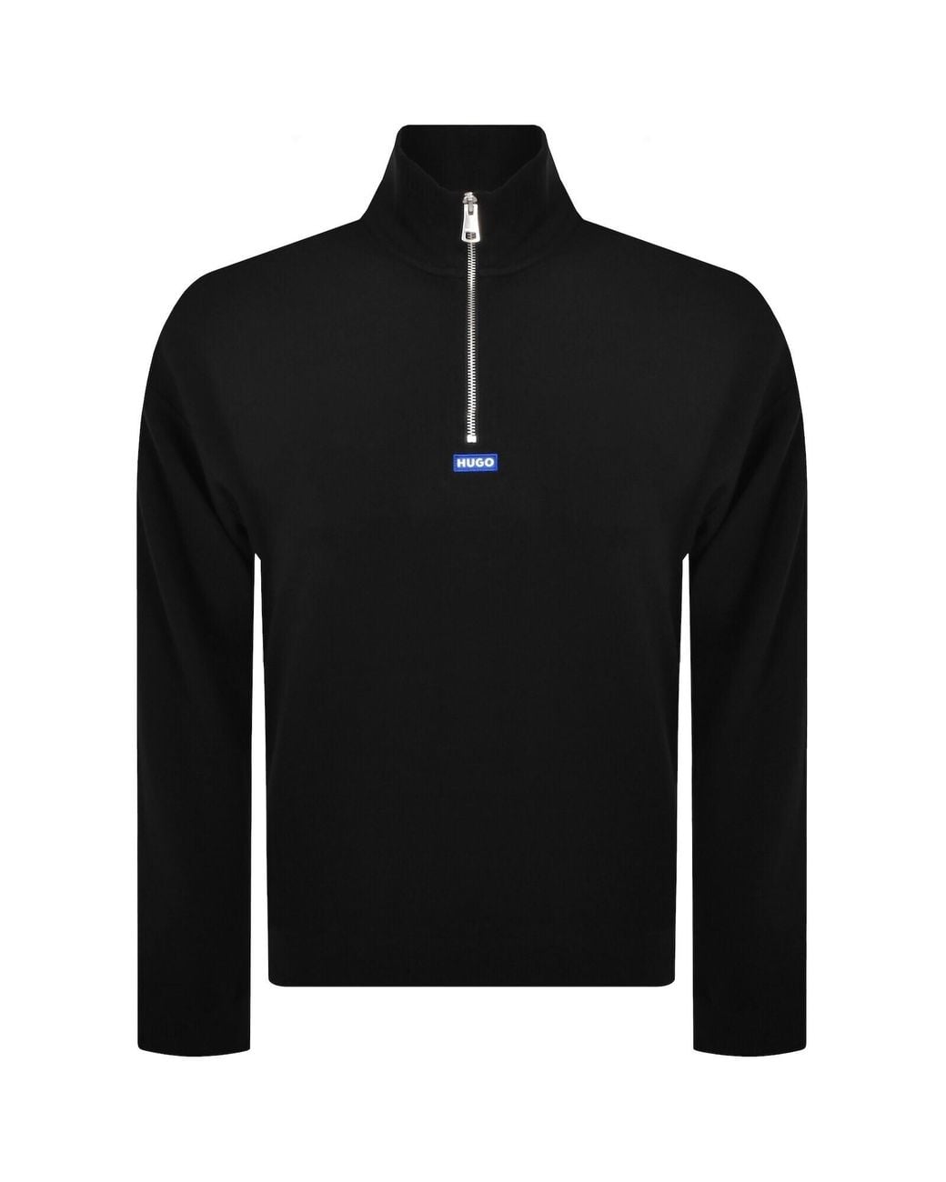 HUGO Black Neeler Sweatshirt for men