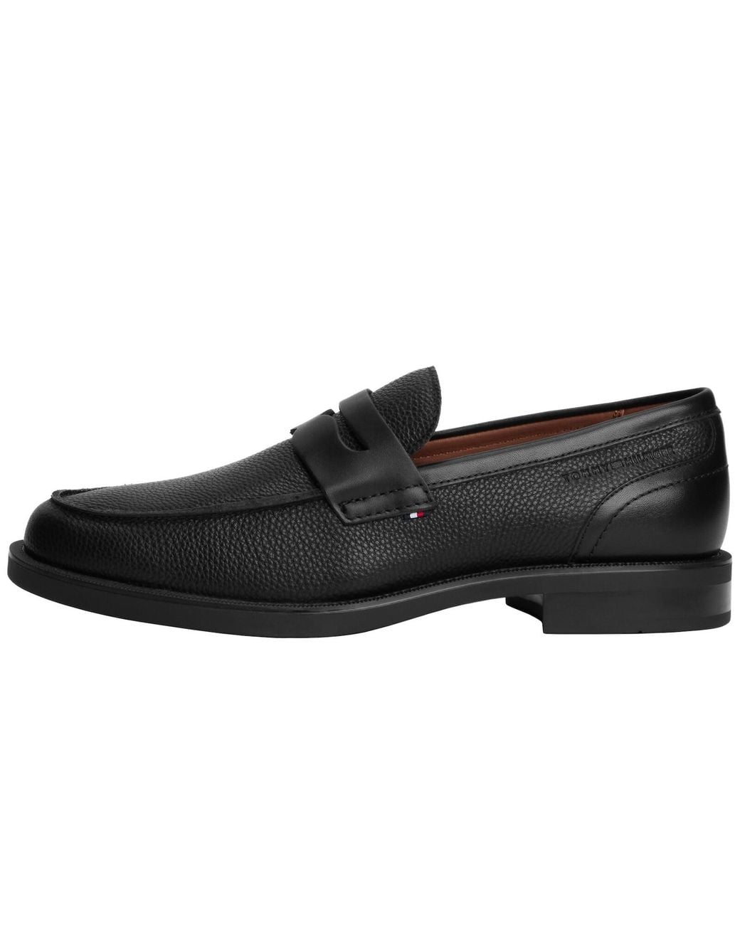 Tommy Hilfiger Black Mix Dress Loafers for men