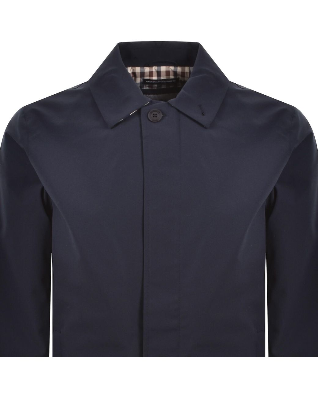 Aquascutum Blue Soft Shell Trench Jacket for men