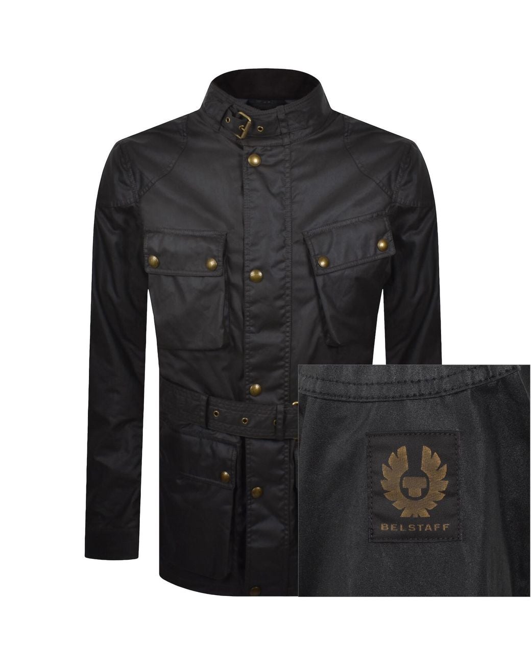 Belstaff Black Trialmaster Jacket Dark for men