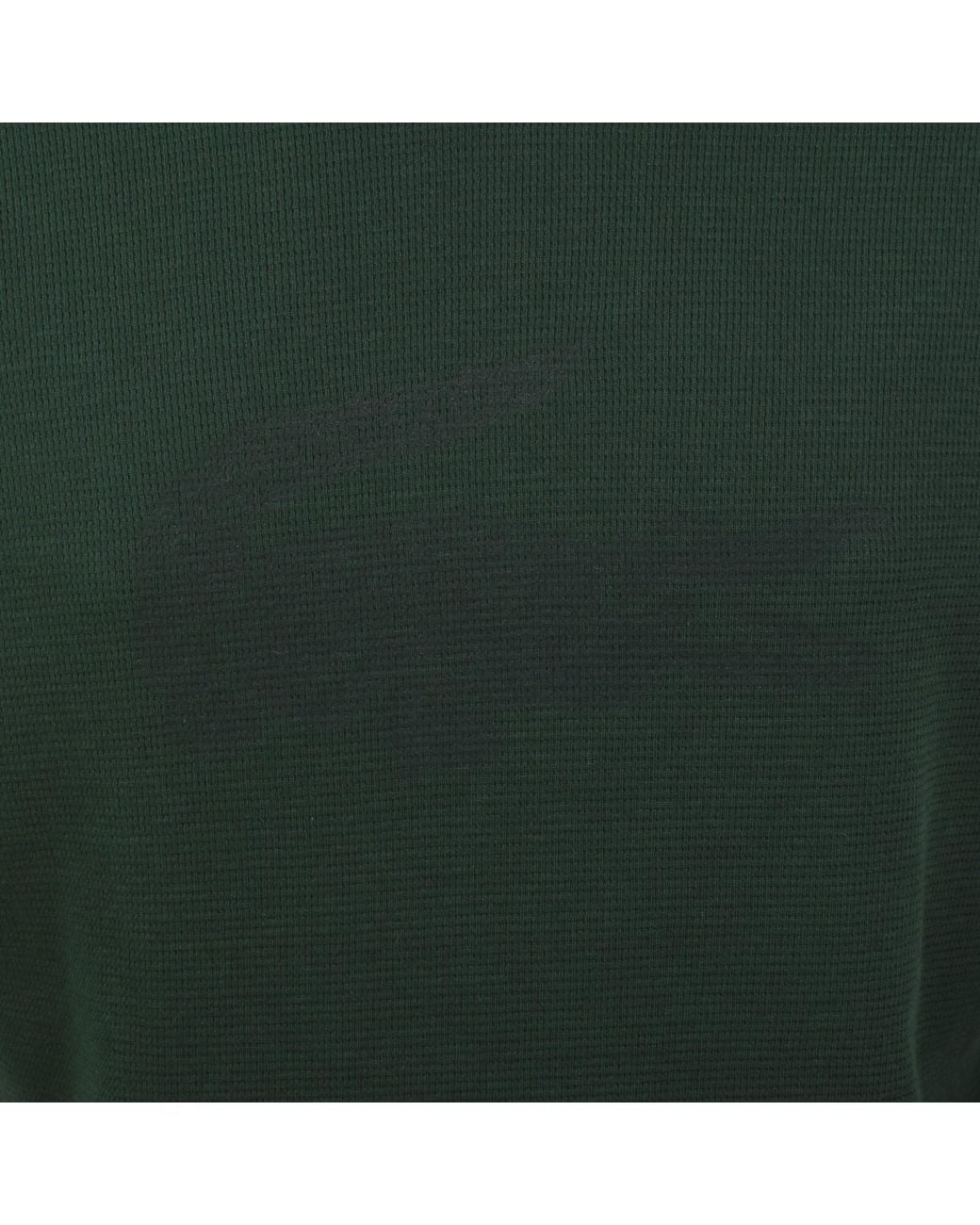 Lacoste Green Lounge Waffle Hoodie for men