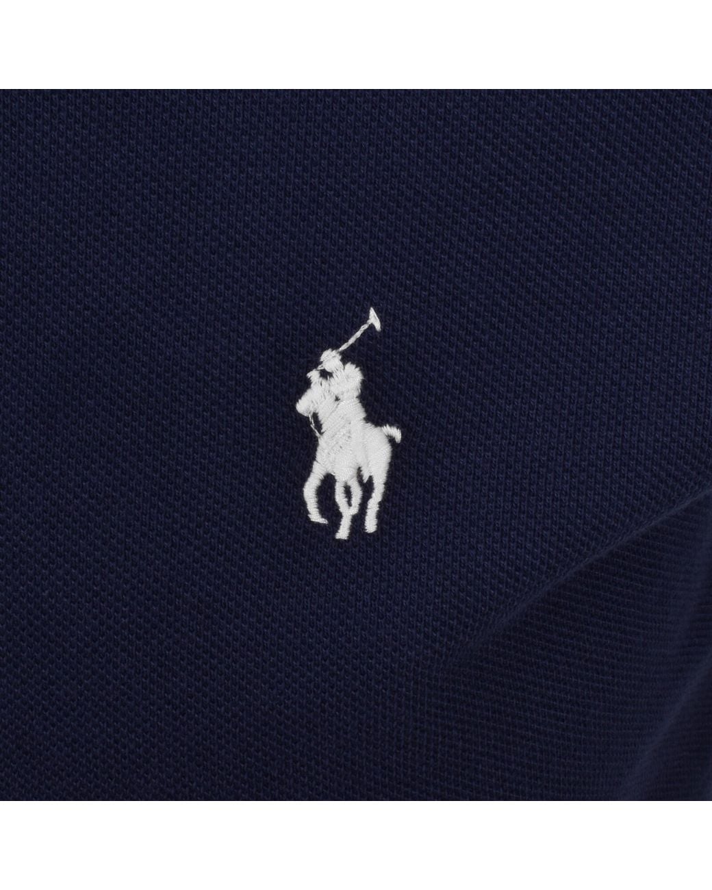 Ralph Lauren Blue Custom Slim Polo T Shirt for men