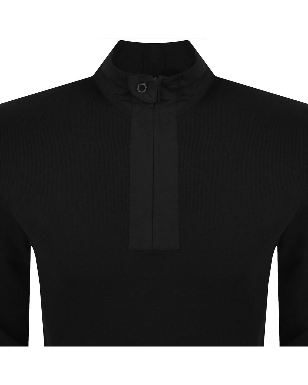 Barbour Black Inline Jumper for men