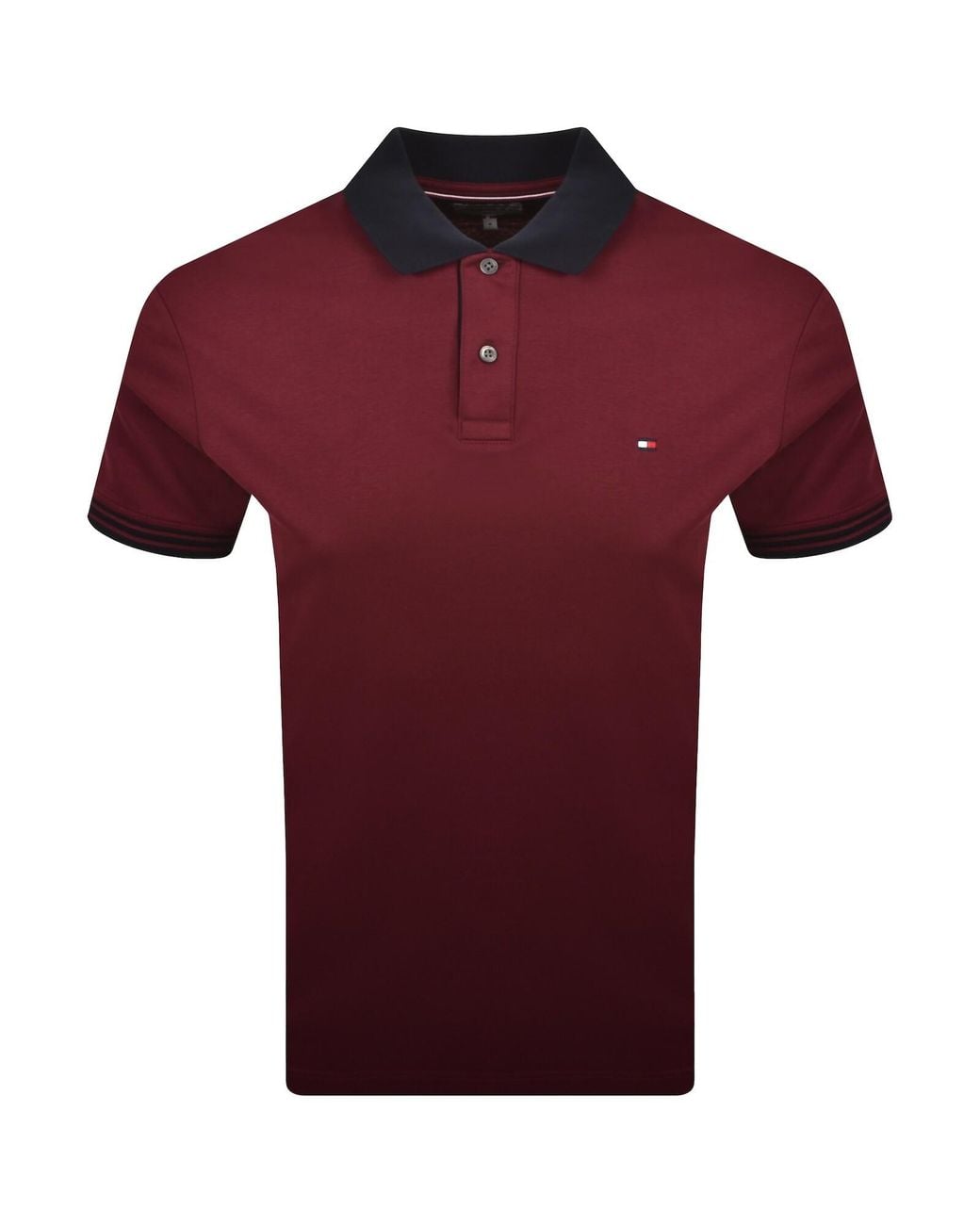 Tommy Hilfiger Red Placket Detail Polo for men