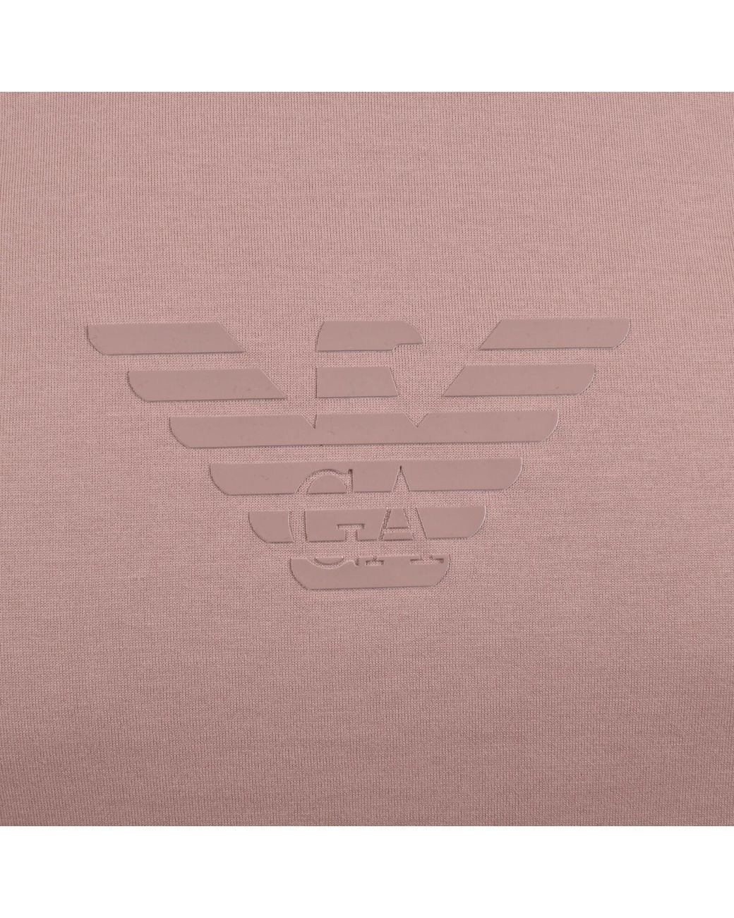 Armani Purple Emporio Logo T Shirt for men