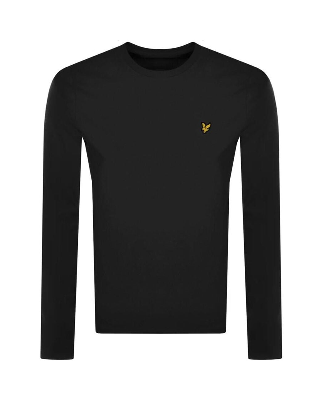 Lyle & Scott Black Long Sleeve T Shirt for men