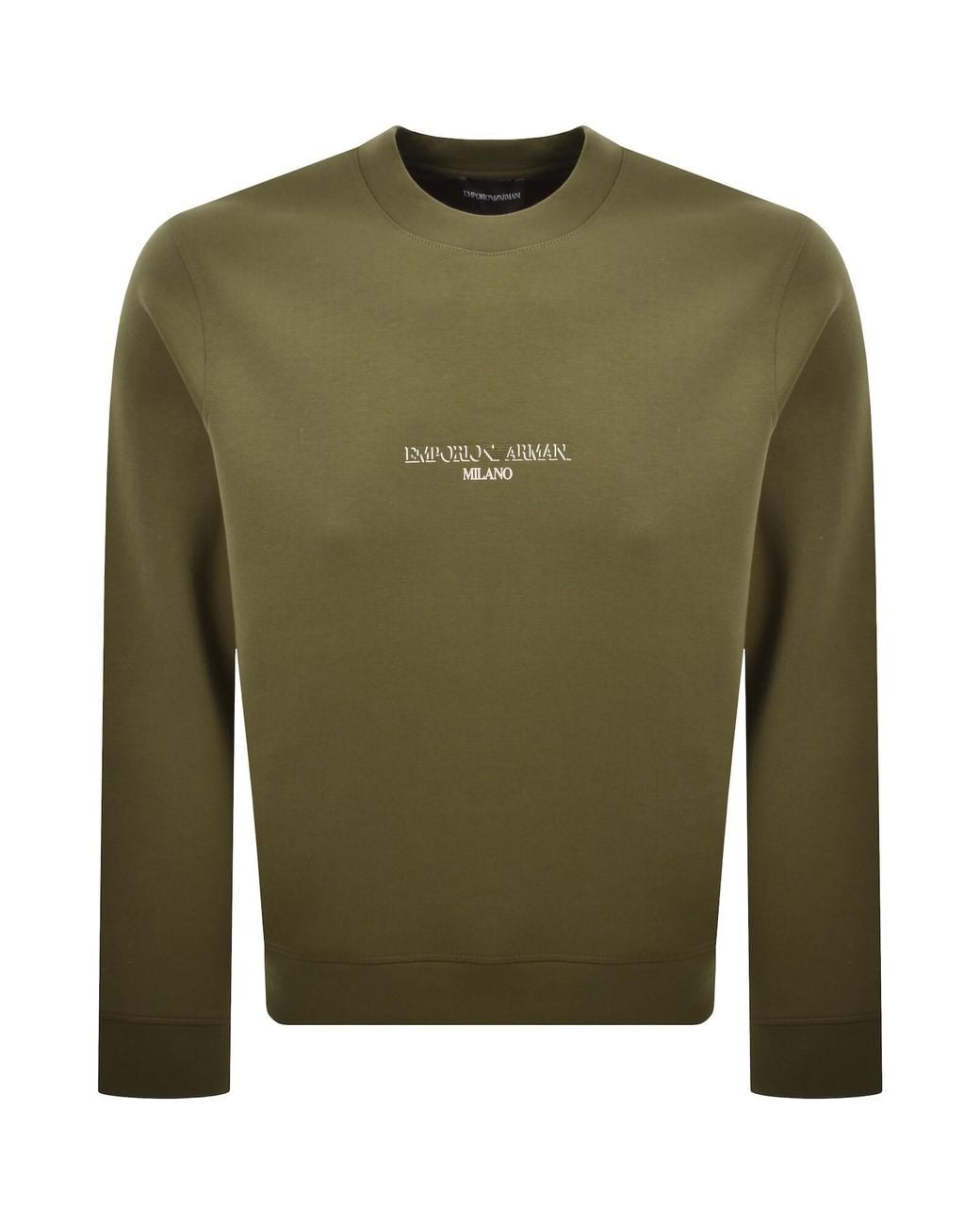 Armani Green Emporio Sweatshirt for men