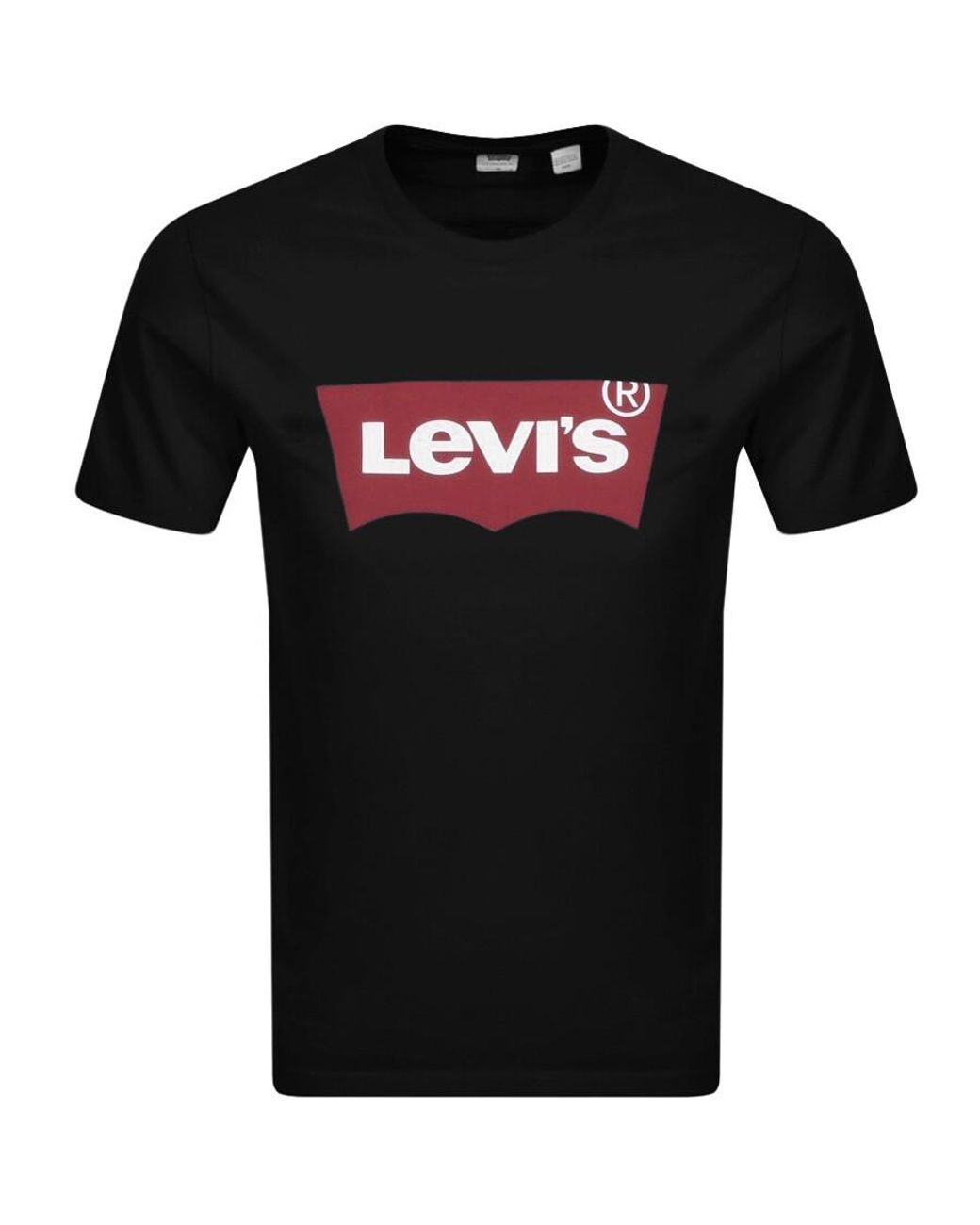 Levi's Black Logo Crew Neck T Shirt for men