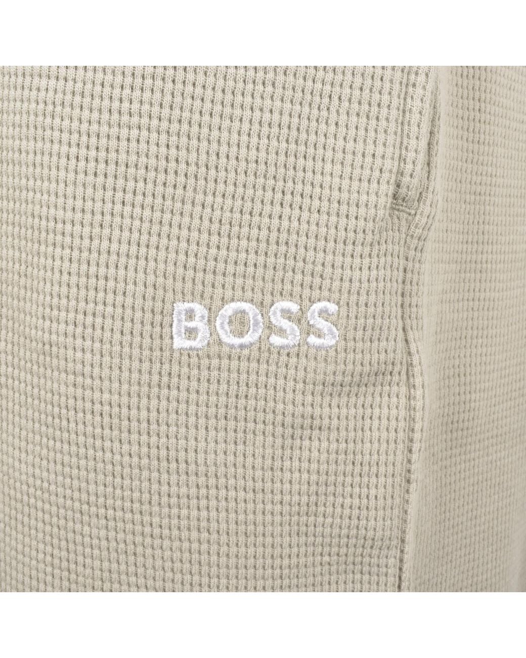 BOSS BUSINESS Natural Boss Waffle Shorts Light for men